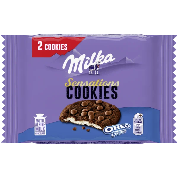 Milka Sensations Cookies Oreo Creme (24 x 52g)