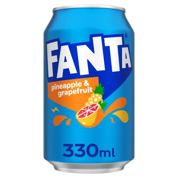 Fanta Pineapple & Grapefruit (24 x 0,33 Liter Dosen UK)