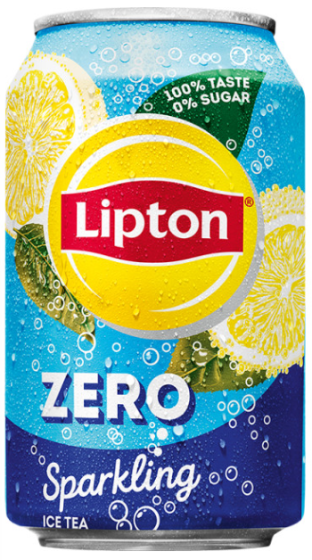 Lipton Ice Tea Sparkling Zero (24 x 0,33 Liter Blik BE)