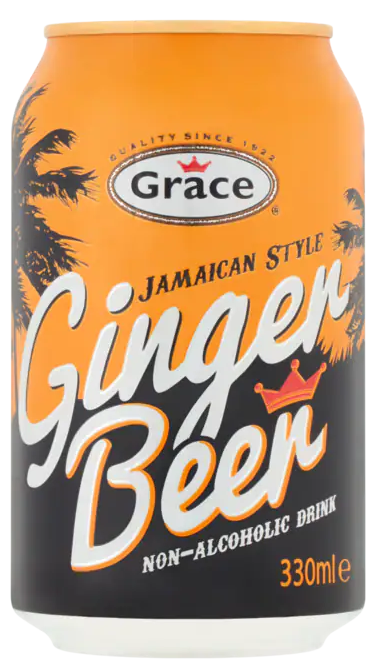 Grace Jamaican Style Ginger Beer (24 x 0,33 Liter STG Cans)
