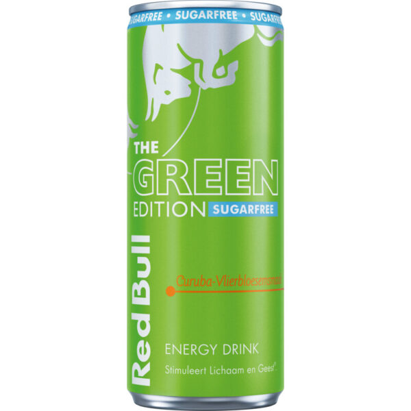 Red Bull Energy The Green Edition Sugar Free (12 x 0,25 liter STG Dosen NL)