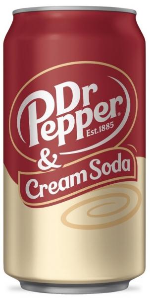 Dr. Pepper USA Cream Soda (12 x 0,355 Liter Blik)