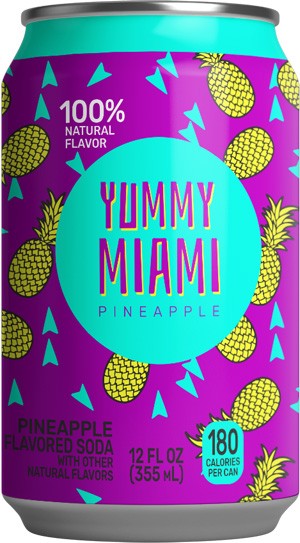 Yummy Miami USA Pineapple (12 x 0,355 Liter blik)