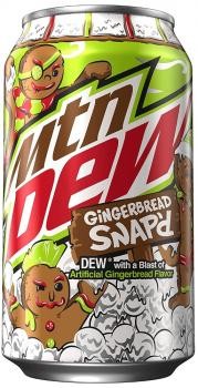 Mountain Dew USA Gingerbread Snap'd (12 x 0,355 Liter cans)