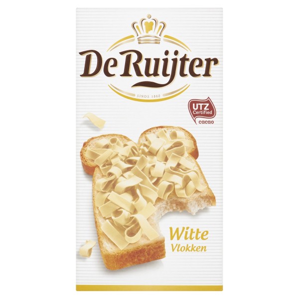 De Ruijter Chocoladevlokken Wit (4 x 300 Gr.)