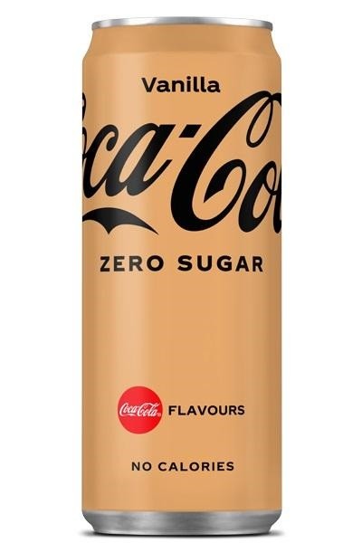 Coca Cola Zero Sugar Vanilla (24 x 0,25 Liter STG blik)