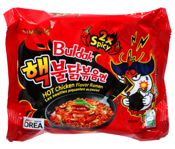 Samyang Buldak 2x Spicy Noodles (5 x 140g)