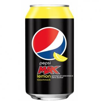 Pepsi Max Lemon (24 x 0,33 Liter blik)