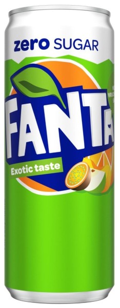 Fanta Zero Sugar Exotic (24 x 0,33 Liter cans)