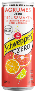 Schweppes Agrumes Zero (24 x 0,33 Liter blik BE)