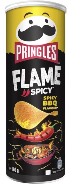 Pringles Flame Spicy BBQ (1 x 160 gr.)