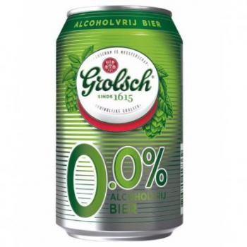 Grolsch Bier 0% (24 x 0,33 Liter blik)