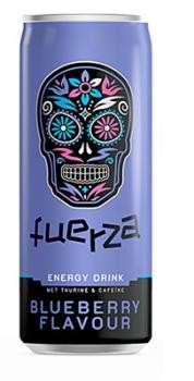 Fuerza Energy Drink Blueberry (24 x 0,25 Liter Blik NL)