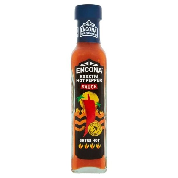 Encona Exxxtra Hot Pepper Sauce (6 x 142 ml)