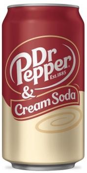 Dr. Pepper USA Cream Soda (12 x 0,355 Liter blik)