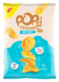 Croky Pop'd Potatoes Sea Salt (24 x 17 gr.)