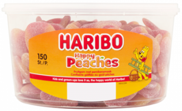 Haribo Happy Peaches Silo (1.350Gr.)