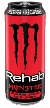 Monster Energy Rehab Strawberry USA Import (24 x 0,458 Liter cans)