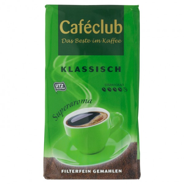Caféclub Klassisch Gemalen 500g
