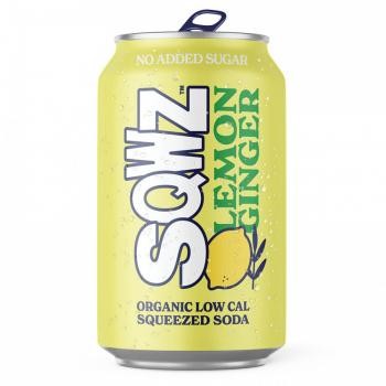 SQWZ Lemon Ginger (12 x 0,33 Liter cans)