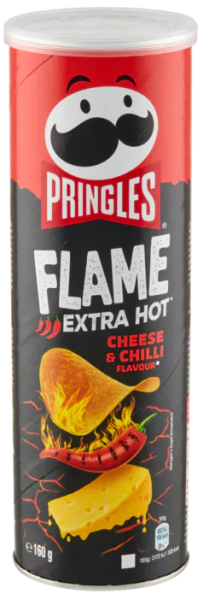 Pringles Flame Cheese & Chilli (1 x 160 gr.)