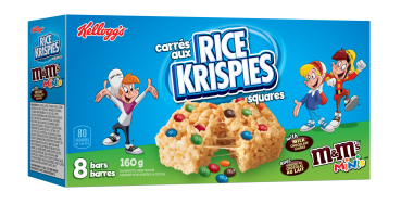 Kellogg's Rice Krispies Squares M&M USA Import (8 x 20Gr.)