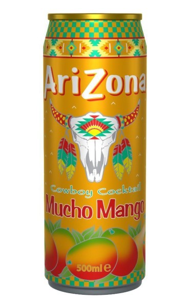 Arizona Cowboy Cocktail Mucho Mango (12 x 0,5 Liter STG cans)