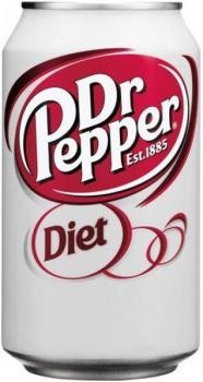 Dr. Pepper USA Diet (12 x 0,355 Liter blik)