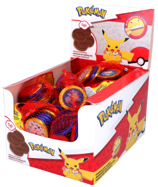 Pokemon Chocolade Muntjes (32 x 45 Gr.)