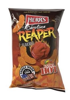 Herr's Carolina Reaper Flavored Extra Hot Cheese Curls (28 g. USA)