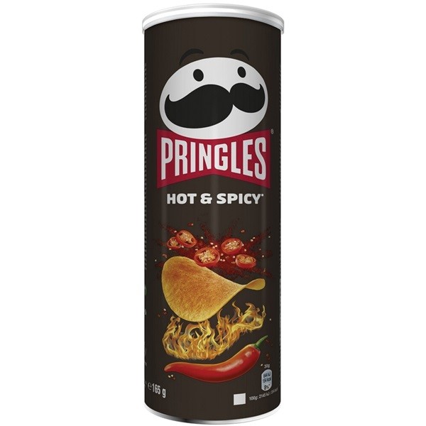 Pringles Hot & Spicy (1 x 165 gr.)
