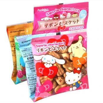 Sanrio Characters Ribbon Figured Biscuits Mini 4-Pack Japan Import (4 x 20 Gr. JP) 005995