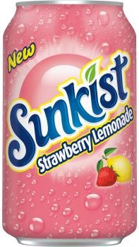 Sunkist USA Strawberry Lemonade (12 x 0,355 Liter blik)