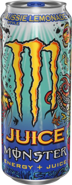 Monster Energy Aussie Style Lemonade (12 x 0,5 Liter cans)