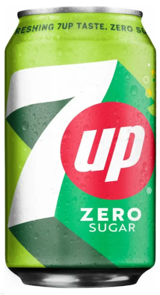 7Up Zero Sugar (24 x 0,33 Liter blik)