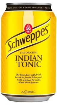 Schweppes Indian Tonic (24 x 0,33 Liter cans PL)