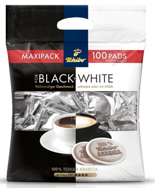 Tchibo Caffè Black & White Maxipack 100 Pads
