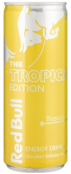 Red Bull Energy The Tropical Yellow Edition (12 x 0,25 Liter Dosen NL)