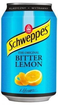 Schweppes Bitter Lemon (24 x 0,33 Liter blik PL)