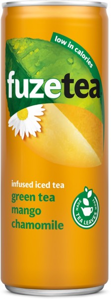 Fuze Tea Green Tea Mango Chamomile (24 x 0,33 Liter STG cans)