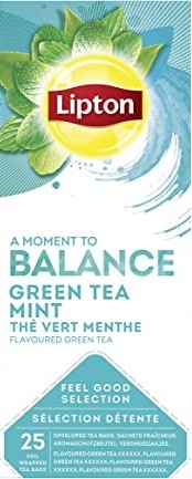 Lipton Balance Green Tea Mint (25 theezakjes)