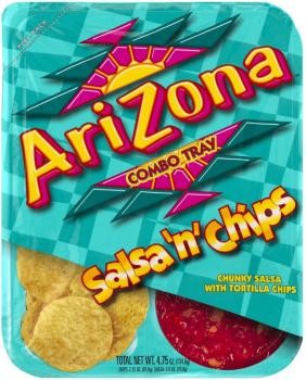 Arizona Combo Tray Salsa 'n' Chips (134,6 gr.) USA Import