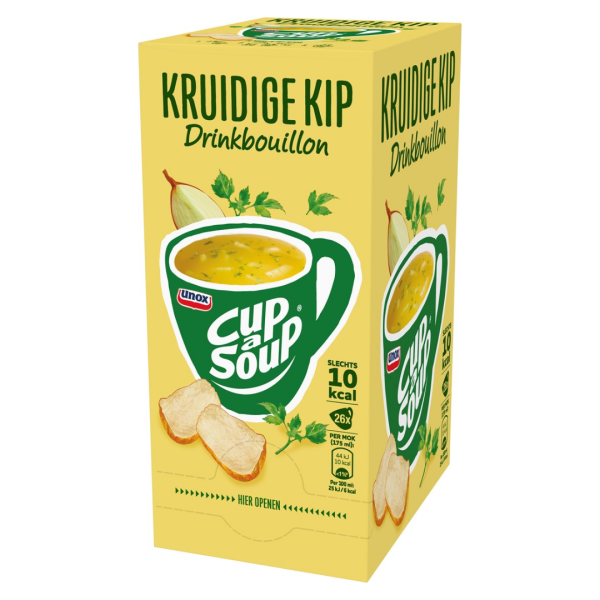 Unox Cup a Soup Würzige Hühnerbrühe (26 x 4 gr. NL)