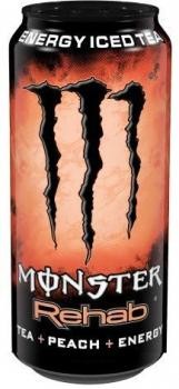 Monster Energy Rehab Tea Peach (12 x 0,5 Liter cans HU)