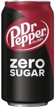 Dr. Pepper USA Zero Sugar (12 x 0,355 Liter blik)