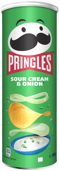 Pringles Sour Cream & Onion (1 x 165 gr.)