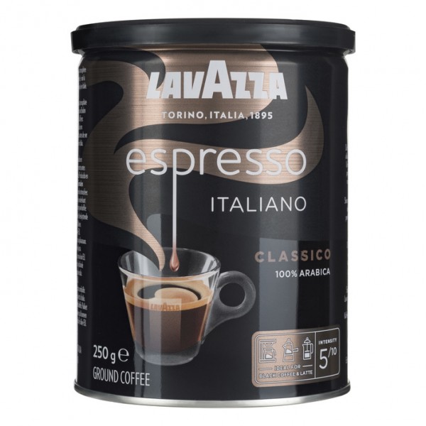 Lavazza Espresso Italiano Classico Ground 12x250g Tin