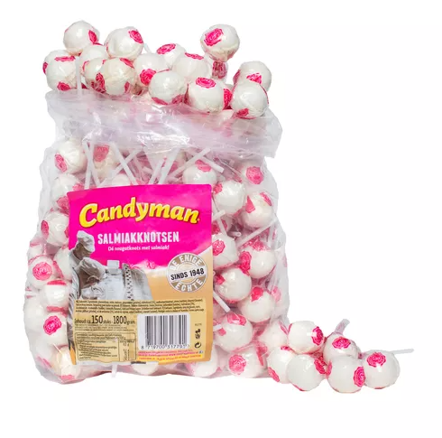 Candyman Salmiakknotsen (150 pcs.)