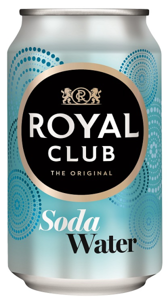 Royal Club Soda Water (24 x 0,33 Liter blik)