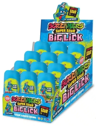 ZED Candy Screamers Big Lick Blue Razz (12 x 60 ml)